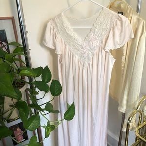 Womens vintage silk nightgown